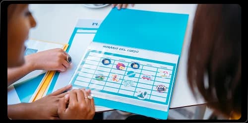 Journey map illustrating emotional highs and lows