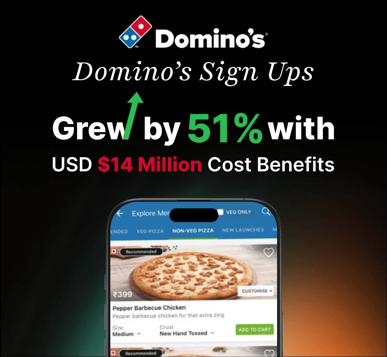 Domino's project visual